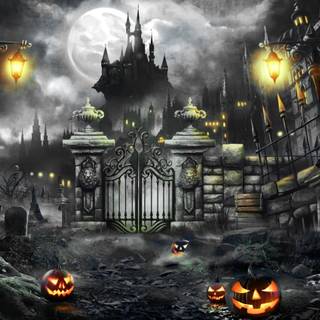 Gamer Halloween wallpaper