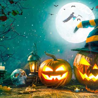 Peaceful Halloween wallpaper