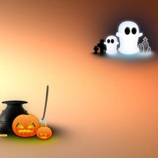 Peaceful Halloween wallpaper