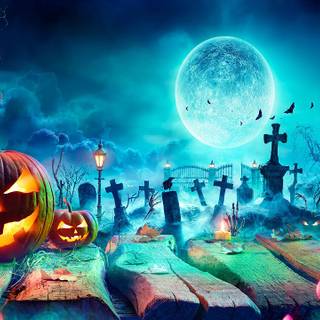 Peaceful Halloween wallpaper