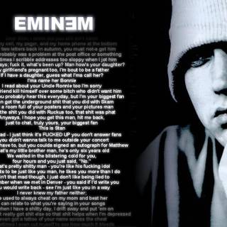 Desktop Eminem wallpaper