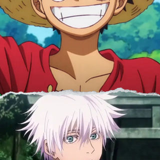 Gojo and Luffy cool wallpaper