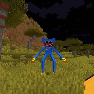 Minecraft Huggy Wuggy wallpaper