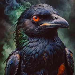 Halloween animals AI wallpaper