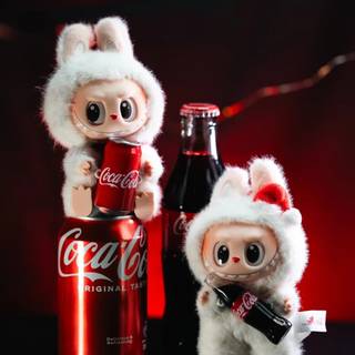 Coke Labubu wallpaper