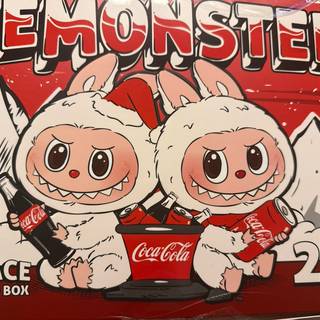 Coke Labubu wallpaper