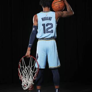 Ja Morant jersey wallpaper