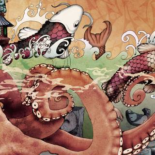 Traditional Japanese art wallpaper