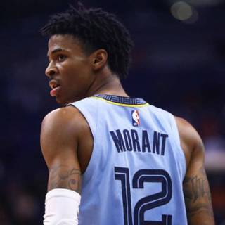 Ja Morant jersey wallpaper