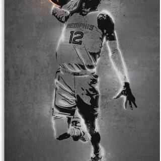 Ja Morant jersey wallpaper