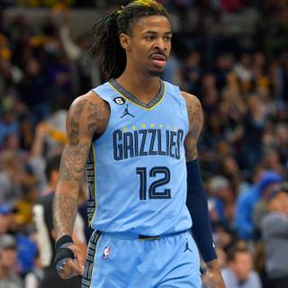 Ja Morant jersey wallpaper