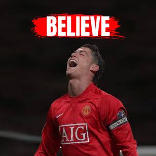 Ronaldo believe wallpaper