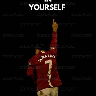 Ronaldo believe wallpaper