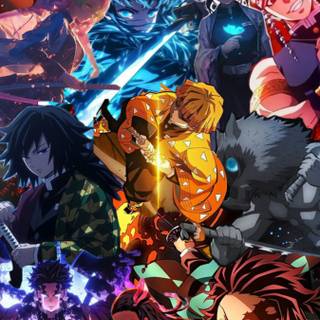 Demon Slayer tablet wallpaper