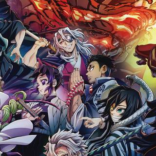 All Hashira with Tanjiro wallpaper