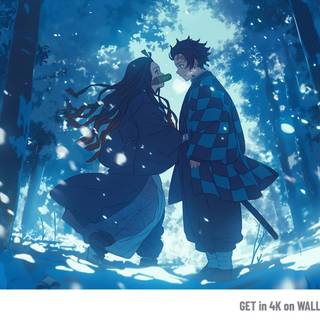 Anime winter Mac wallpaper