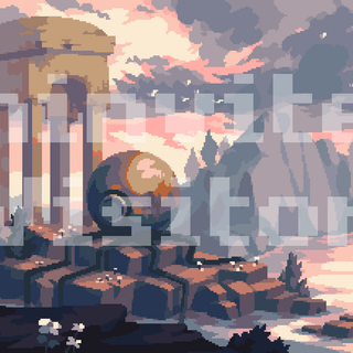 Fantasy pixel art wallpaper