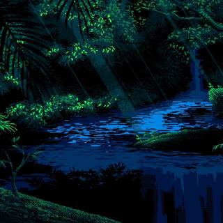 1920x1080 pixel art wallpaper