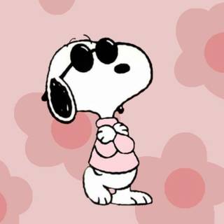 Snoopy pink wallpaper
