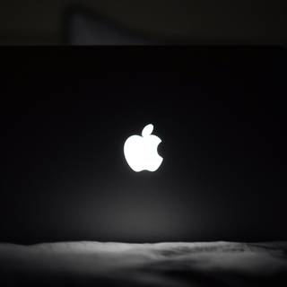 Apple logo dark wallpaper