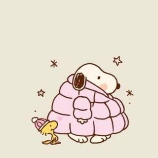 Snoopy pink wallpaper