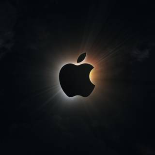Apple logo dark wallpaper