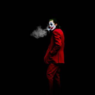 Joker red 4k wallpaper