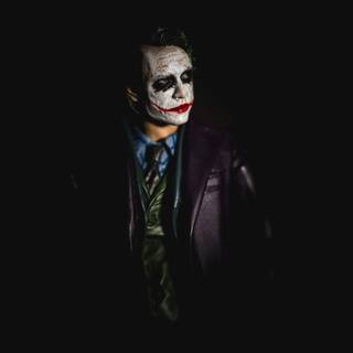 Mobile black Joker 4k wallpaper