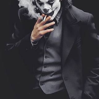 Mobile black Joker 4k wallpaper
