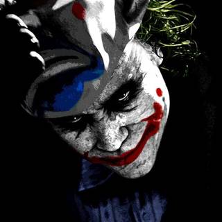 Mobile black Joker 4k wallpaper