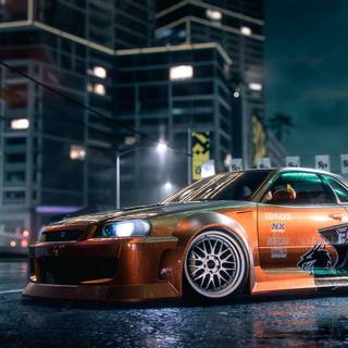 Nissan Skyline R34 desktop 4k wallpaper