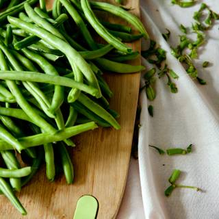 Green beans wallpaper