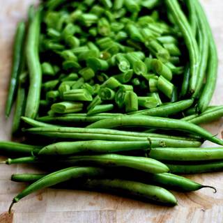 Green beans wallpaper