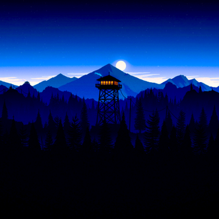 Firewatch dark wallpaper