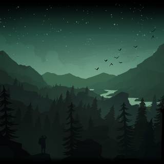 Firewatch dark wallpaper