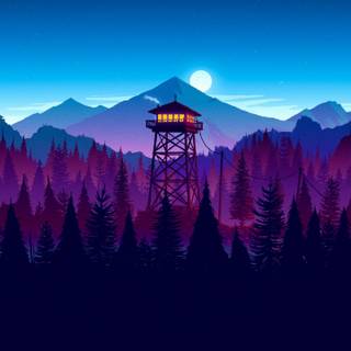Firewatch dark wallpaper
