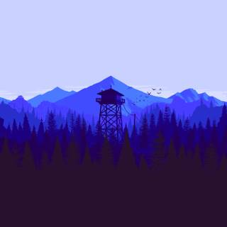 Firewatch dark wallpaper