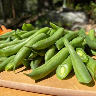 Green beans wallpaper