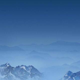 Winter mountain Android wallpaper