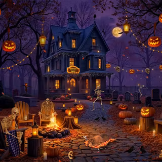 Relaxing Halloween wallpaper