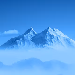 Winter mountain Android wallpaper