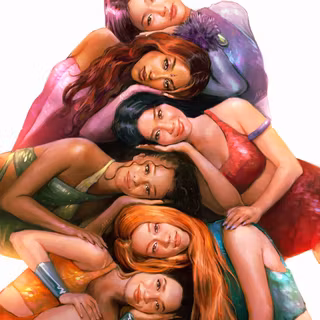 Halloween Katseye wallpaper