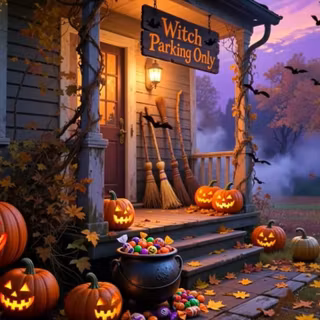 Relaxing Halloween wallpaper