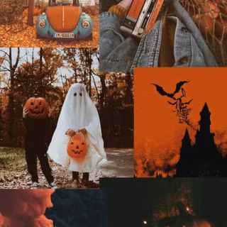 Halloween book aesthetic wallpaper