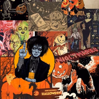 Halloween book aesthetic wallpaper