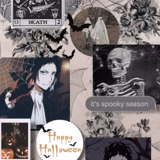 Halloween book aesthetic wallpaper