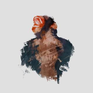 Minimalist painting wallpaper