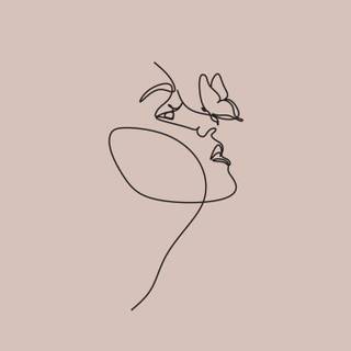 Minimalist painting wallpaper