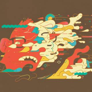 Minimalist painting wallpaper