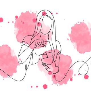 Minimalist painting wallpaper